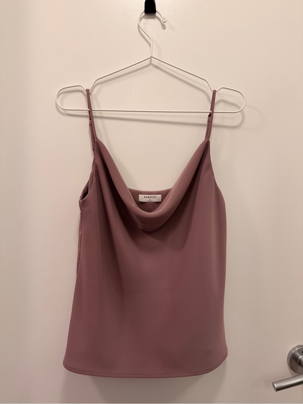 Babaton Dusty Rose/Mauve Cowl Neck Camisole